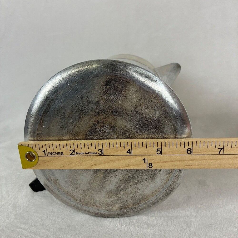 Vintage Mirro Aluminum 8 Cup Drip Coffee Maker Pot USA Camping Percolator Retro - Picture 12 of 12